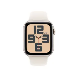 Apple Watch SE 2gen GPS + Cellular koperta 44mm z aluminium Księżycowa poświata pasek sportowy Księżycowa poświata M/L