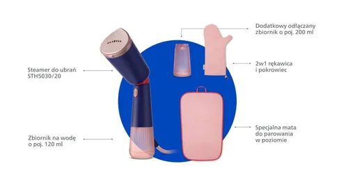 Parownica do ubrań (Steamer) PHILIPS STH5030/20