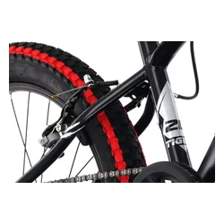 Rower dziecięcy SUN BABY Tiger Bike 20 cali dla chłopca Czarno-czerwony