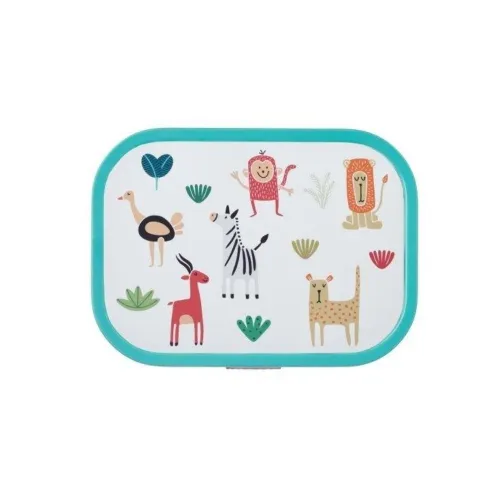 Zestaw dziecięcy bidon i lunchbox Campus Mepal - animal friends