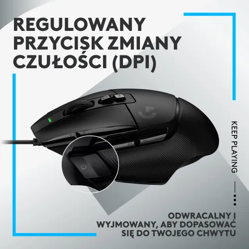 Myszka gamingowa Logitech G502 X Czarny