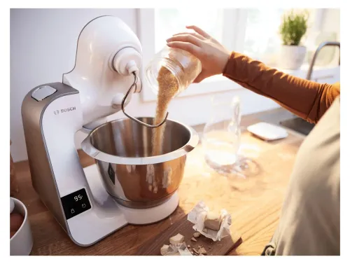 Robot planetarny Bosch MUM5XW40 1000W Maszynka do mielenia Przystawka do lodów Rozdrabniacz Wyciskarka do cytrusów Blender kielichowy