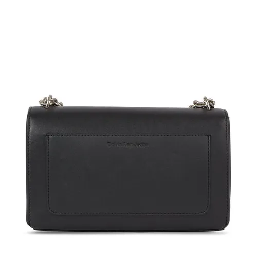 Geantă Calvin Klein Jeans sculptată EW clapă Conv25 Mono K60k607198 negru cu trandafir 01f