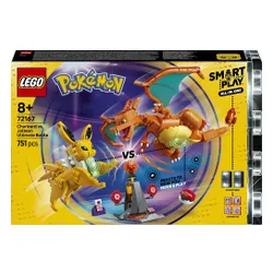 LEGO 72167 Pokémon SMART Play Charizard kontra Jolteon — ostateczna bitwa