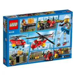 Конструктор Lego City пожарный вертолет (60108)