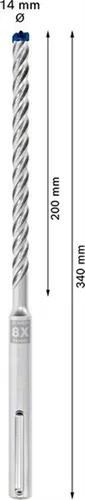 Wiertło udarowe 14x200x340mm Bosch EXPERT SDS max-8X