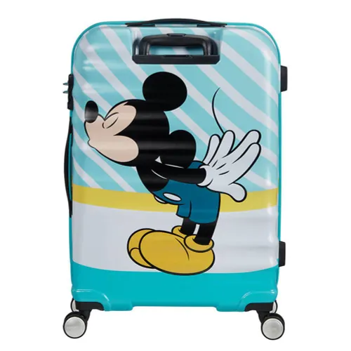 American Tourister Wavebreaker Disney Orta Bavul-Mickey blue kiss