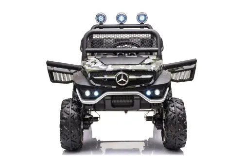 Auto Na Akumulator Samochód Mercedes Unimog S Lakier 4X4 LED Skóra Pilot Eva