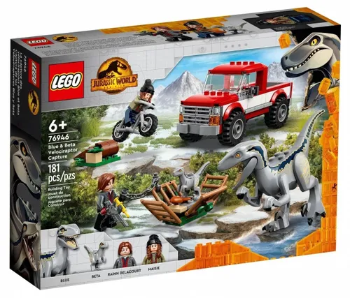 Конструктор LEGO Jurassic World 76946 захват велоцирапторов Blue и Beta