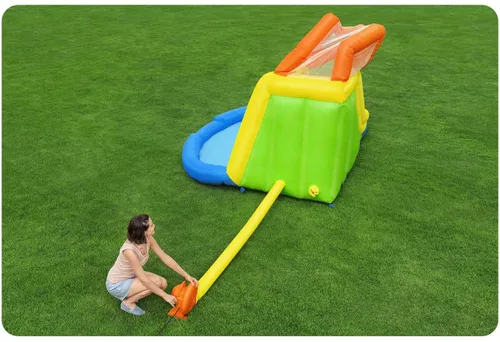 Dmuchany plac zabaw Bestway XXL dla dzieci zjeżdżalnia 435x286x267 cm