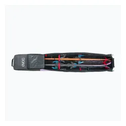 Pokrowiec na narty Evoc Ski Roller carbon grey/purple rose/black 195 cm