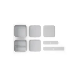 Kwadratowy pojemnik na lunch Monbento MB Square Bento Box - grey coton