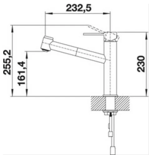 Bateria BLANCO Ambis-S 523119 Stal szlachetna