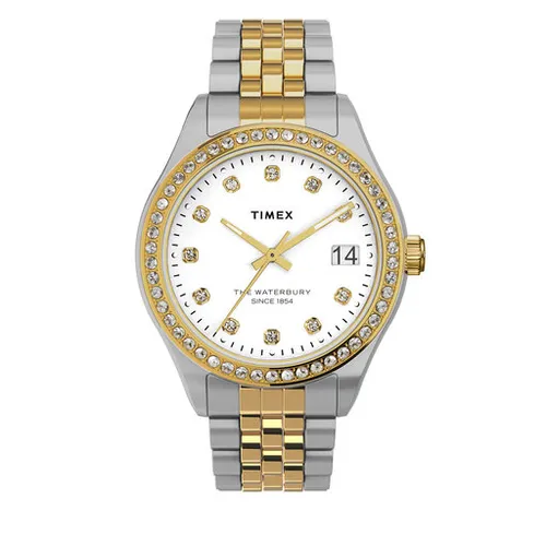 Timex Waterbury Legacy Saati TW2U53900 Altın / Gümüş