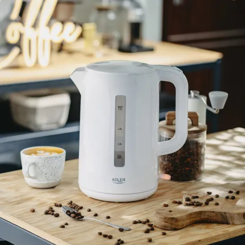 ADLER AD 1386 2,2 l biały - czajnik elektryczny plastikowy
