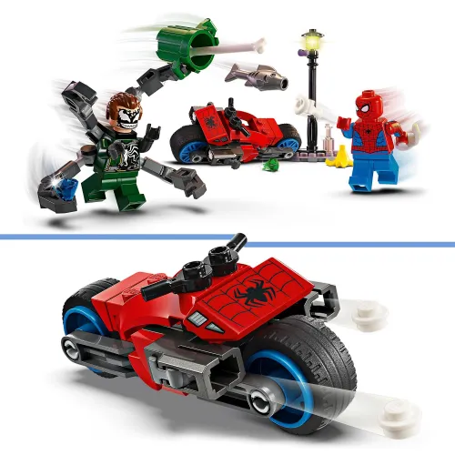 LEGO 76275 Marvel Pościg na motocyklu: Spider-Man vs. Doc Ock