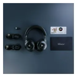 Słuchawki bezprzewodowe z mikrofonem Razer Kraken V4 Nauszne Czarny