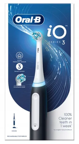 Электрическая зубная щетка Oral-B iO 3 Черный