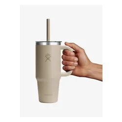 Kubek termiczny Hydro Flask 24 Oz  Travel Tumbler Clear Lid (710 ml) - oat