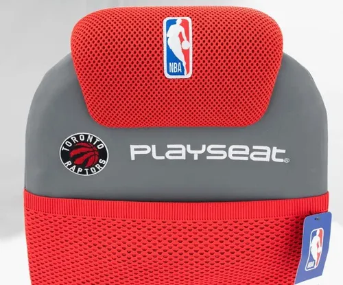 Fotel Playseat Champ NBA-Toronto Raptors Gamingowy do 122kg Tkanina Szaro-czerwony