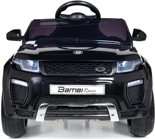 Samochód dla dziecka BAMBI RACER Land Rover Suv Jeep 1 osobowy Błyszczący Czarny