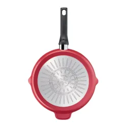 TEFAL Daily Chef Grill 26 cm czerwona - patelnia grillowa nieprzywierająca