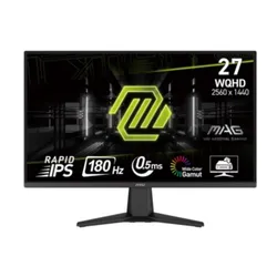 MSI MAG 275QF - 27'' | Rapid IPS | QHD | 0.5ms | 180Hz [oferta Outlet]