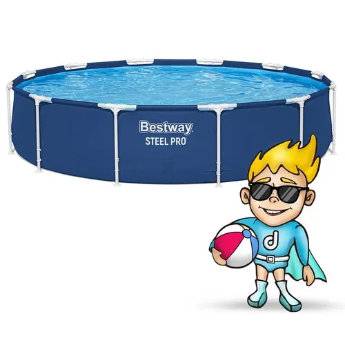 Basen stelażowy Bestway ogrodowy okrągły pompa 366x76cm 16w1