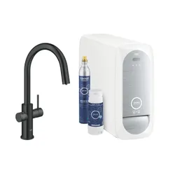Bateria GROHE Blue Home 31541KS0 z filtrem Aksamitna czerń