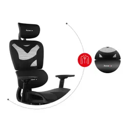 Fotel HUZARO Combat 8.0 Carbon Czarny