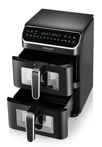 Air Fryer Frytkownica beztłuszczowa MOZANO AirTower Duo 11l z podwójnym koszem 12 automatycznych programów