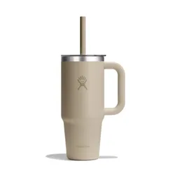 Kubek termiczny Hydro Flask 24 Oz  Travel Tumbler Clear Lid (710 ml) - oat
