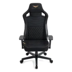 Fotel GAMVIS Elite 2.0 Pro XXL Czarny (złote elementy)