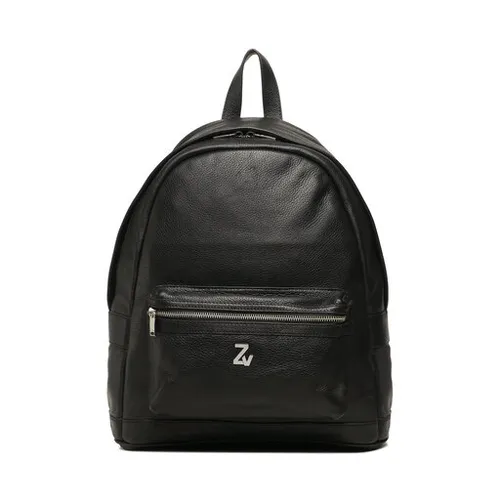 Zadig & Voltaire ZV Intiale Jordan grained Lea Lmba00003 Rucsac Noir
