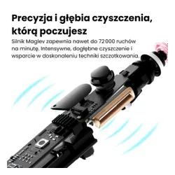 Szczoteczka soniczna OCLEAN X Kids S Różowy + etui