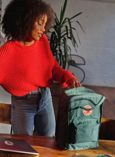 Fjallraven Kanken Dizüstü Bilgisayar Sırt Çantası 15-frost green