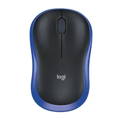 Myszka Logitech M185 Czarno-niebieski