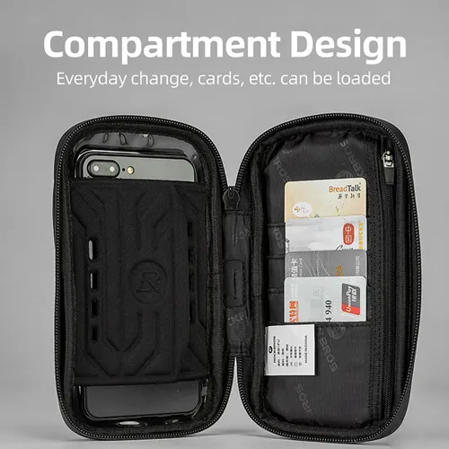 Torba rowerowa na kierownicę Rockbros 301101770001 WP Bike Phone Bag for 6.7" black