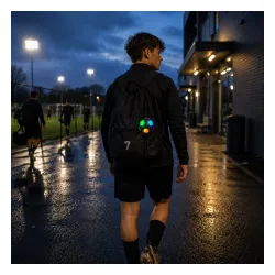 Głośnik Bluetooth Musicmate MM-SB40-B FootballWave LED 5W Czarny