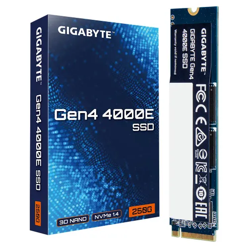 Dysk Gigabyte Gen4 4000E 250GB PCIe 4.0x4 NVMe