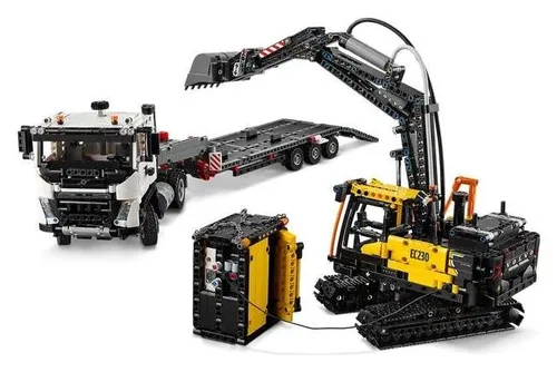 LEGO Technic 42175 грузовик Volvo FMX и экскаватор EC230 Electric