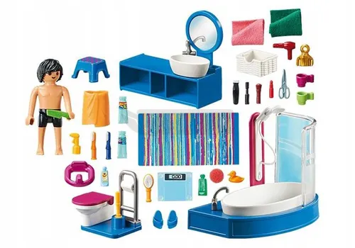 PLAYMOBIL Dollhouse 70211 Łazienka z wanną