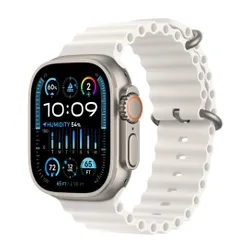 Apple Watch Ultra 2 GPS + Cellular 49mm koperta tytanowa + opaska Ocean (biały) (CPO)