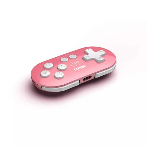 Pad 8BitDo Zero 2 Bluetooth mini Kontroler do PC, Nintendo Switch, Android Bezprzewodowy Różowy