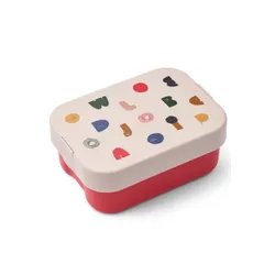 Dziecięcy pojemnik na jedzenie Liewood Kamil Lunchbox - characters / sandy