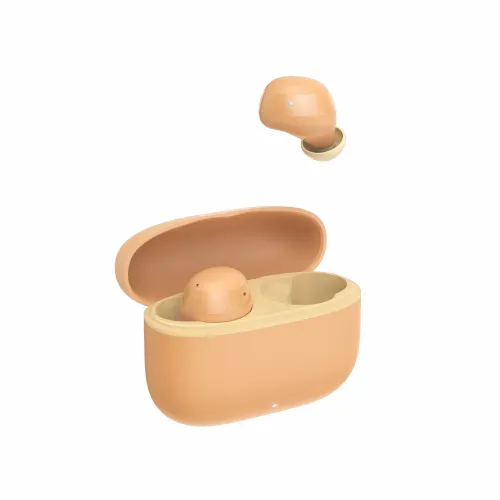 Słuchawki bezprzewodowe Hama Freedom Buddy II TWS Dokanałowe Bluetooth 5.4 Pomarańczowy