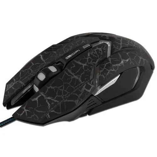 Myszka gamingowa E-BLUE Auroza Gaming EMS639 Czarny/paski