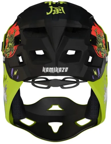 Kask KAMIKAZE Ronin Zielony Full Face (rozmiar M)