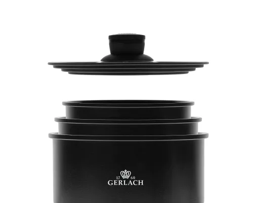 Zestaw garnków Gerlach Smart Indukcja Aluminium 13 elementów