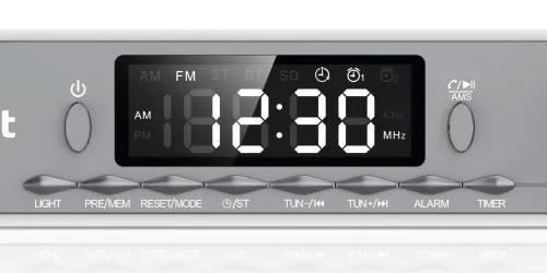 Radioodbiornik TechniSat KitchenRadio Radio FM Bluetooth Biało-srebrny